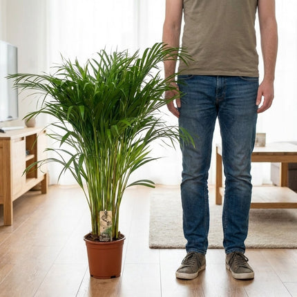 Dypsis Lutescens - Areca Palm - Ø21cm - ↕110cm – formaat indicatie 110cm
