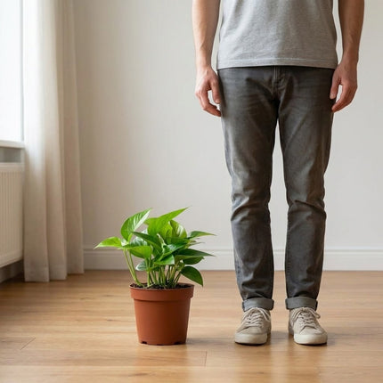 Epipremnum Golden Pothos - 4 stuks - Ø12cm - ↕15cm – formaat indicatie 15cm