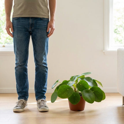 Pilea Peperomioides - Ø12cm - ↕20cm – formaat indicatie 20cm