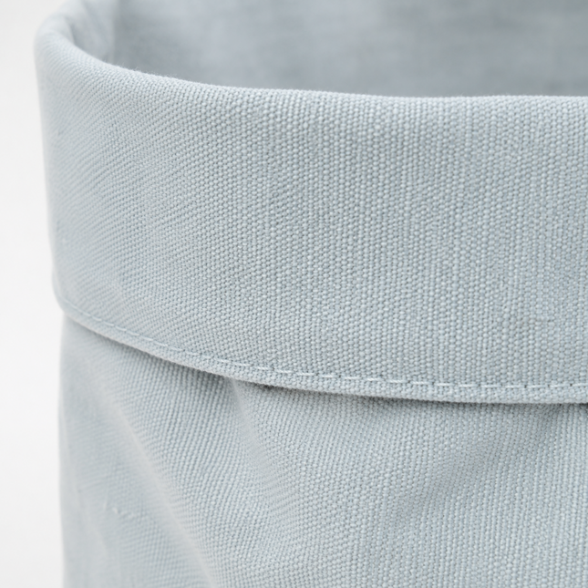 Macro close-up van de stofstructuur van Plantbag Old Blue D12