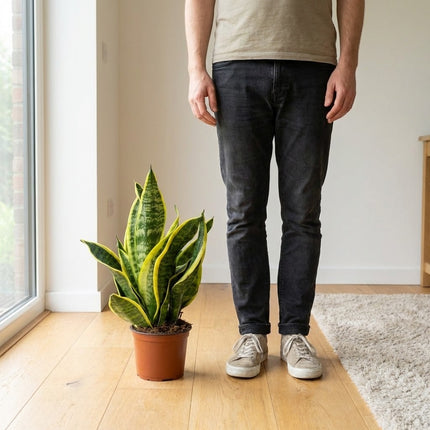 Sansevieria Futura Superba - Ø12cm - ↕35cm – formaat indicatie 35cm