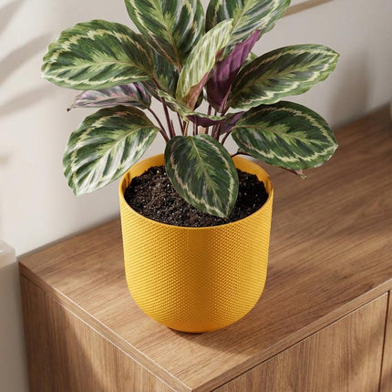 Pot ELHO Jazz Round Amber Yellow - Ø14cm