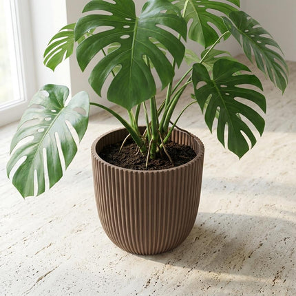 Capi Nature Groove Warm Taupe D25cm