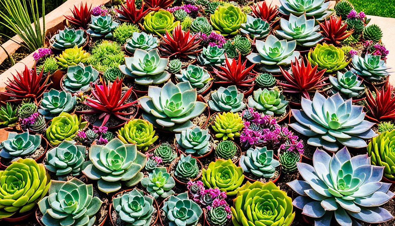 bloeiende vetplanten voor buiten